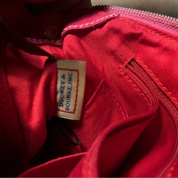 Dooney & Bourke Flower Varsity Ruby Satchel NWOT - Picture 8 of 9